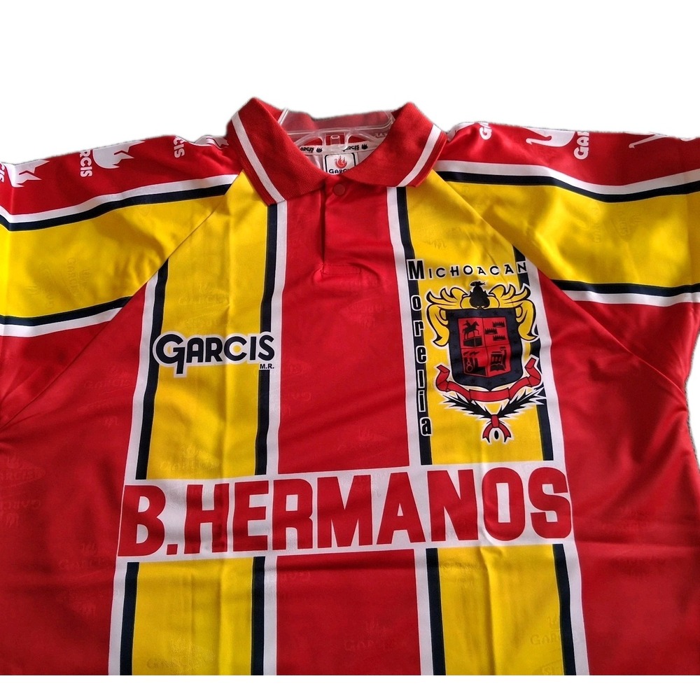 NOS Gracis Morelia Monarcas Mexico Liga MX Soccer Jersey B Hermanos Size XL  Y2K